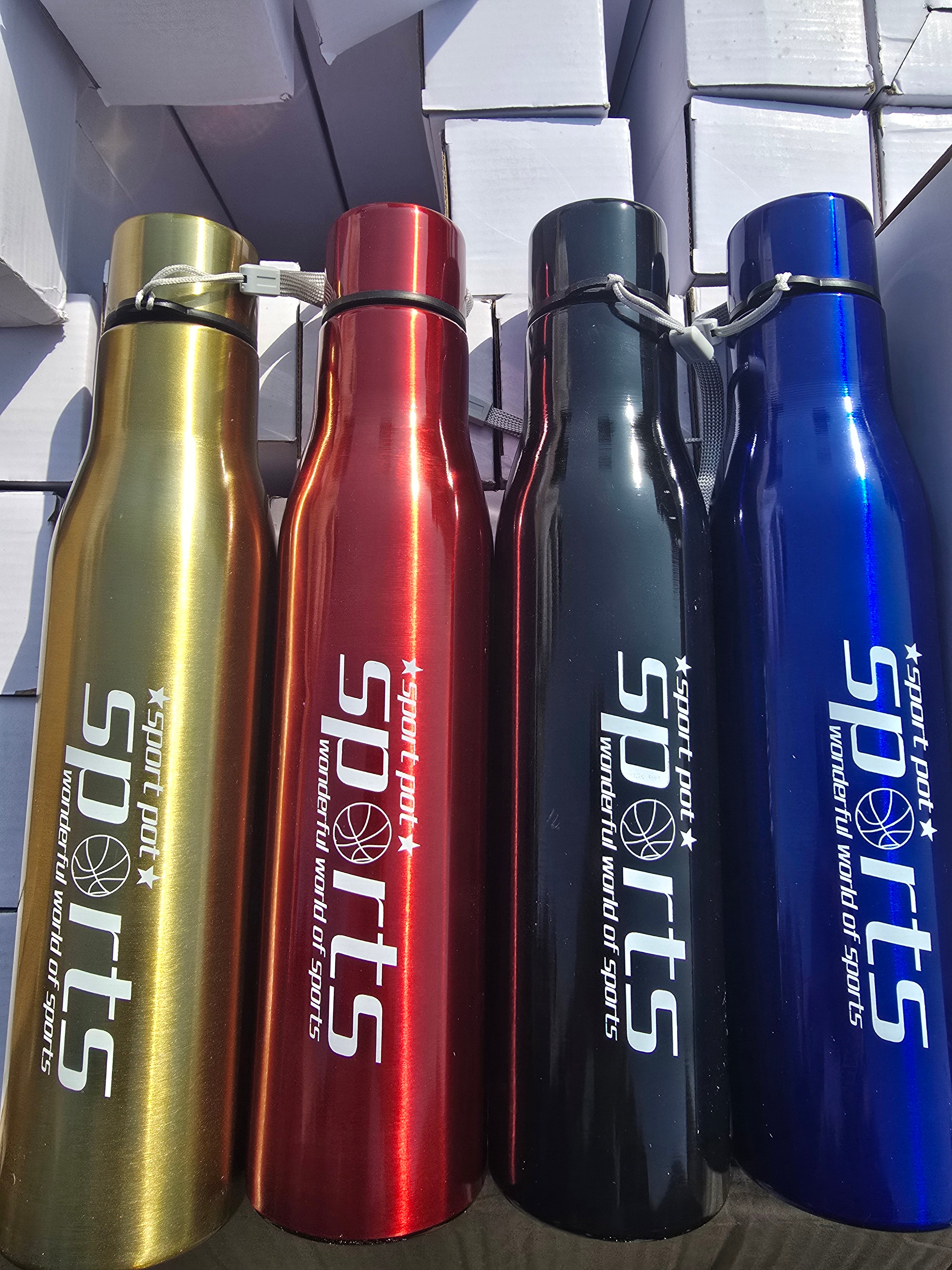 Sports Water Bottle 1000ml Stainless Steel Vacuum Flask Thermos Flask Coffee Pot