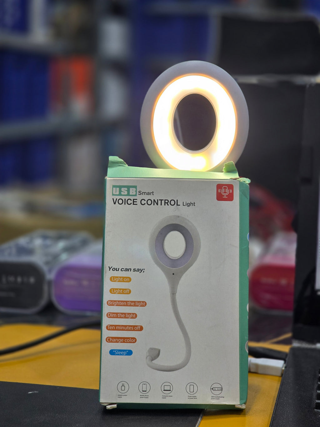 USB Smart Voice Control Light