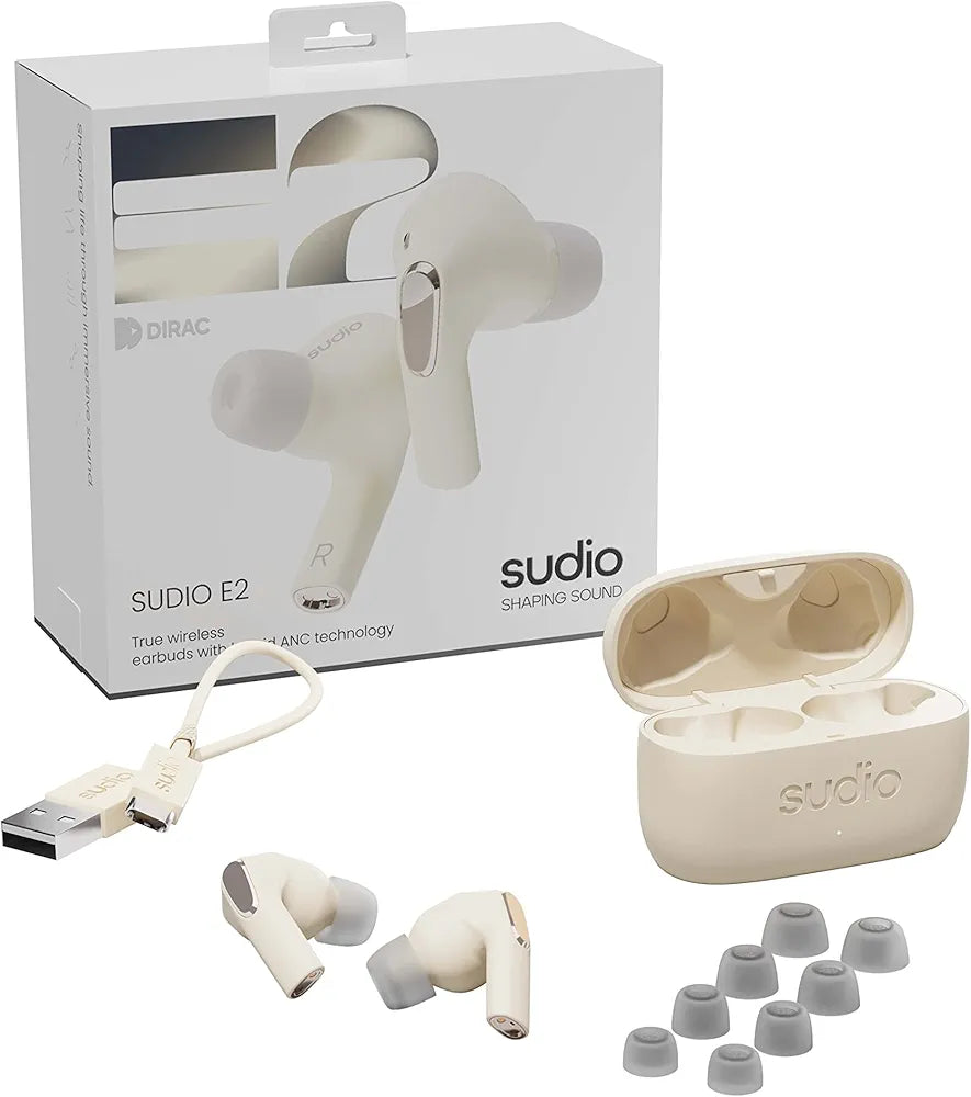 Studio E2 Bluetooth Earbuds – Wireless, Strong Bass & Long Battery