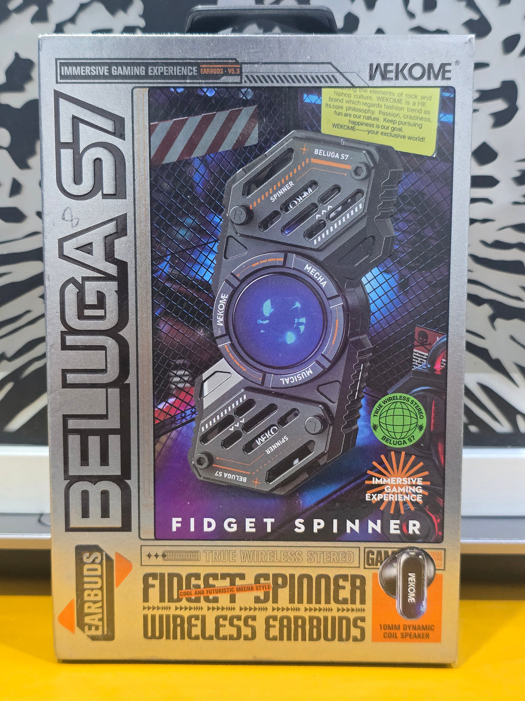 Beluga S1 Fidget Spinner Wireless Earbuds with Gaming Speaker – Immersive Sound