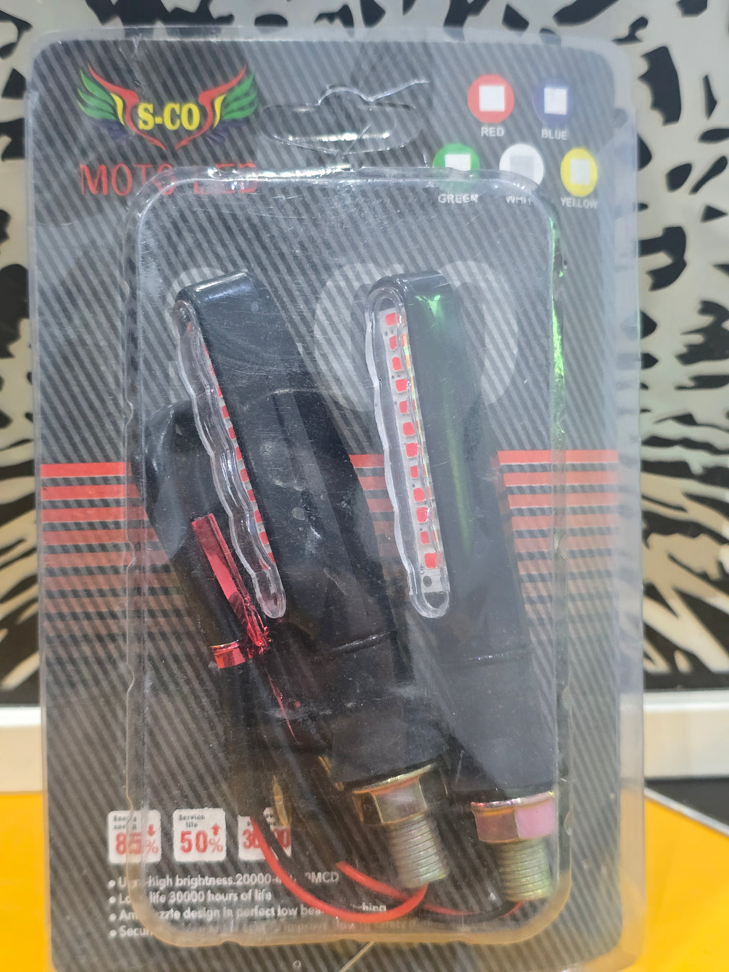 Bike indicators Moto LED 4 Colors