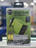 Wekome WP-U33 45W GaN Fast Charger | Dual USB-C | Folding Plug | Keylour Series