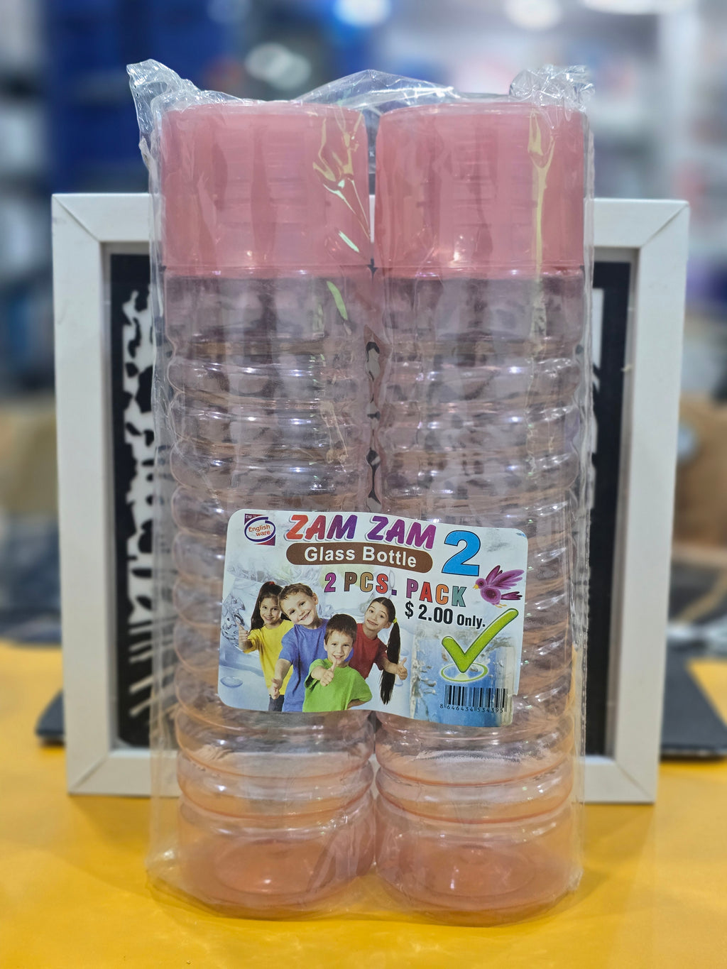 Plastic 2 Pcs Set Water Bottle Set