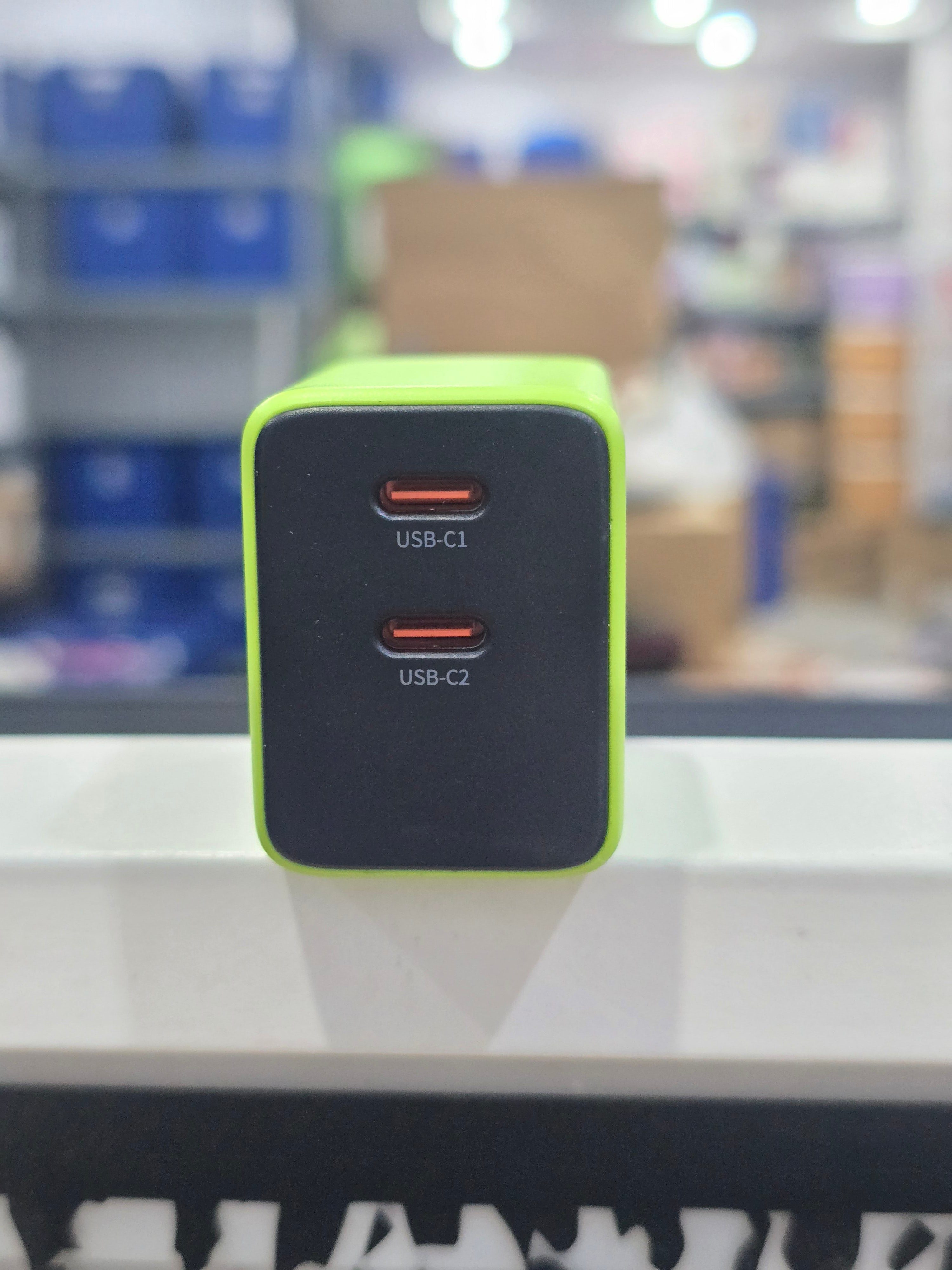 Wekome WP-U33 45W GaN Fast Charger | Dual USB-C | Folding Plug | Keylour Series