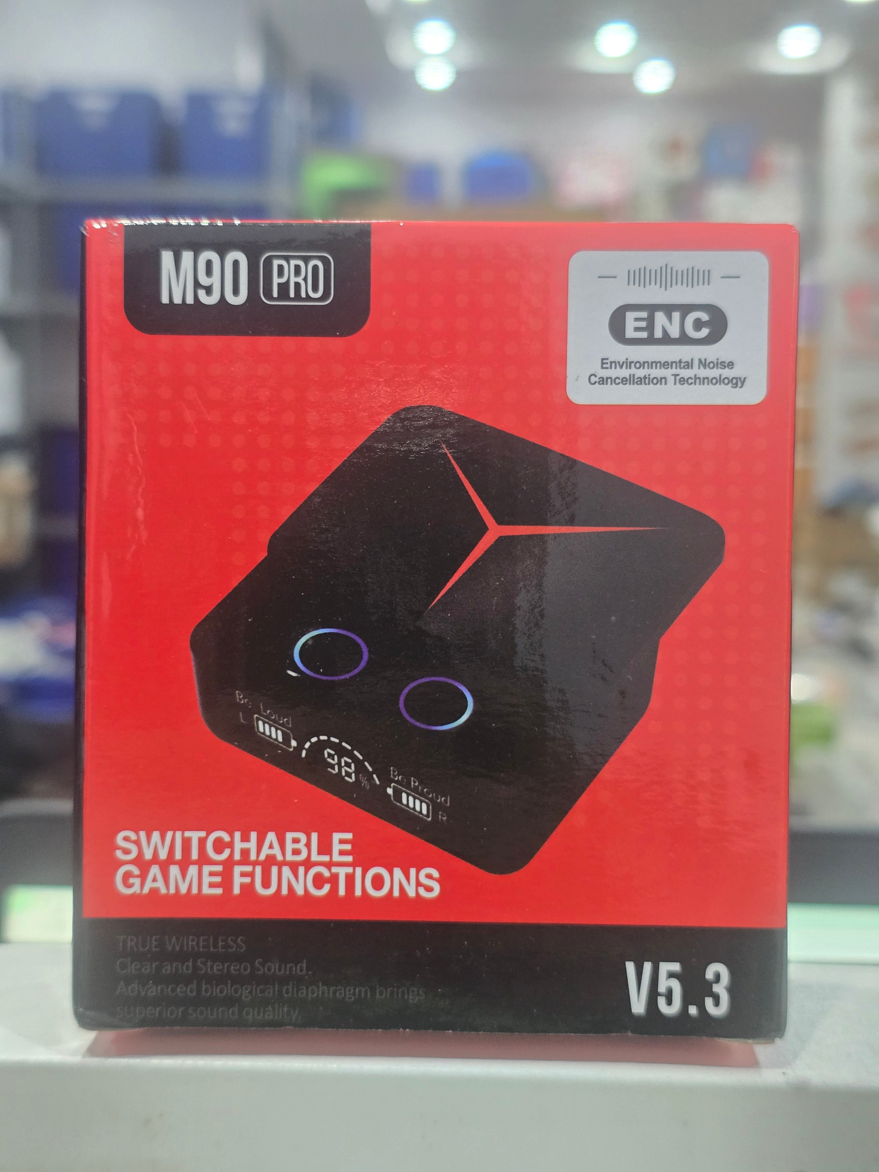 M90 Pro True Wireless Gaming Earbuds | Bluetooth 5.3 | ENC Noise Cancellation