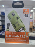Wekome 5000mAh Mini Power Bank 22.5W Fast Charging with Digital Display – Model WP-19