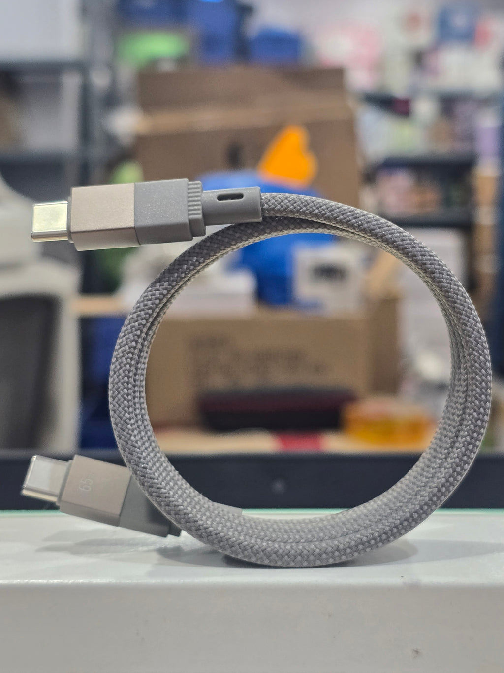 WEKOME WDC-46 65W PD USB-C to Type-C Fast Charging Magnetic Cable for Mobile, Laptop & Tablet (1m)