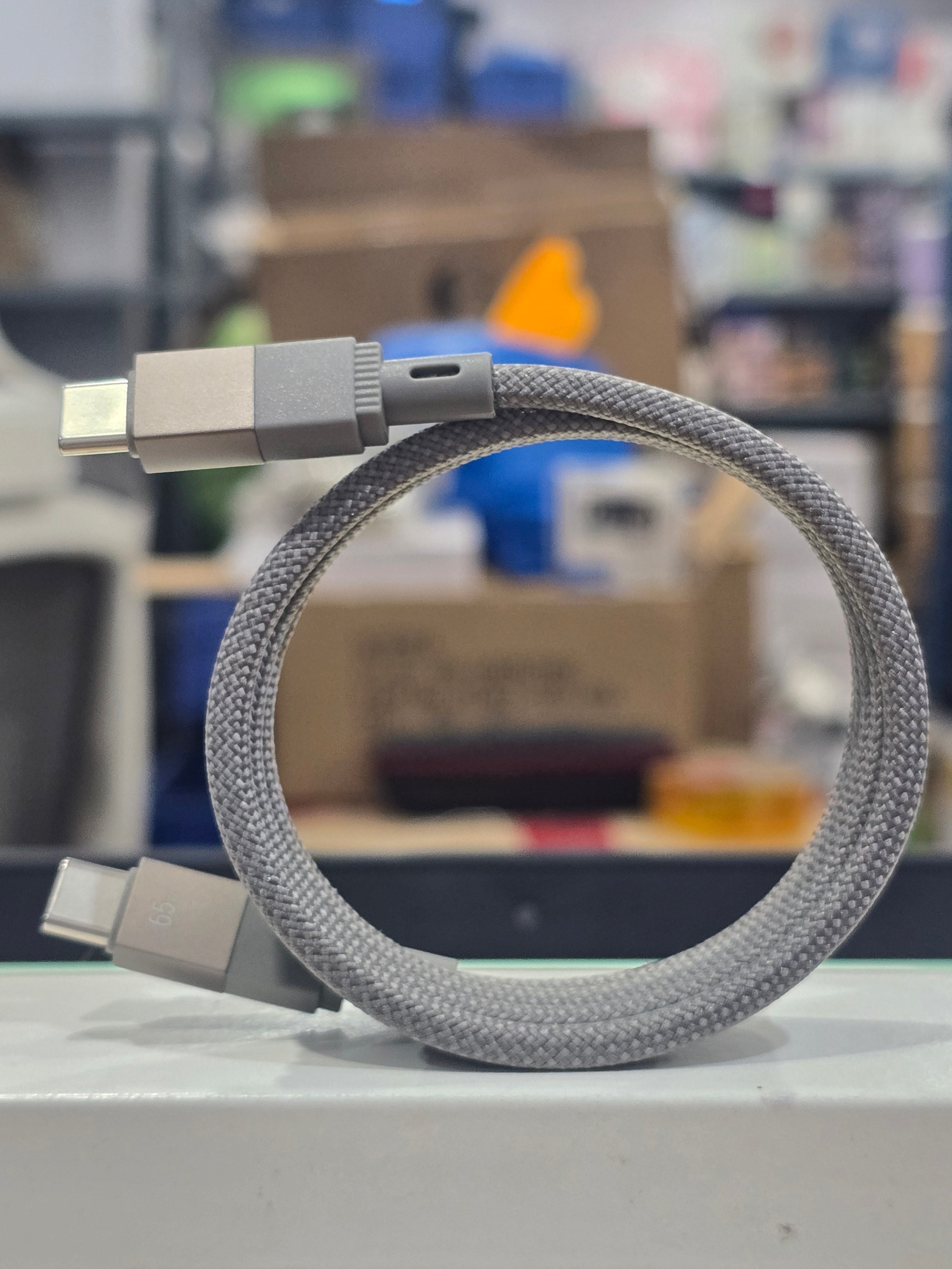 WEKOME WDC-46 65W PD USB-C to Type-C Fast Charging Magnetic Cable for Mobile, Laptop & Tablet (1m)